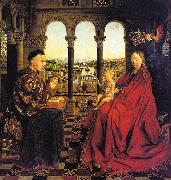 Jan Van Eyck The Virgin of Chancellor Rolin Spain oil painting reproduction